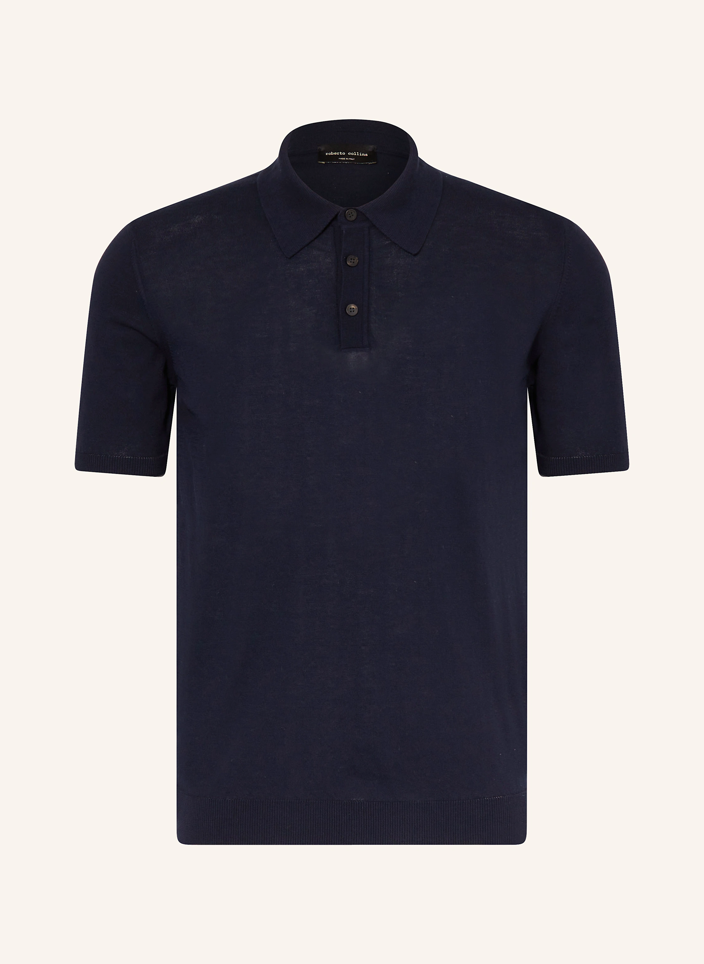 roberto collina Strick-Poloshirt