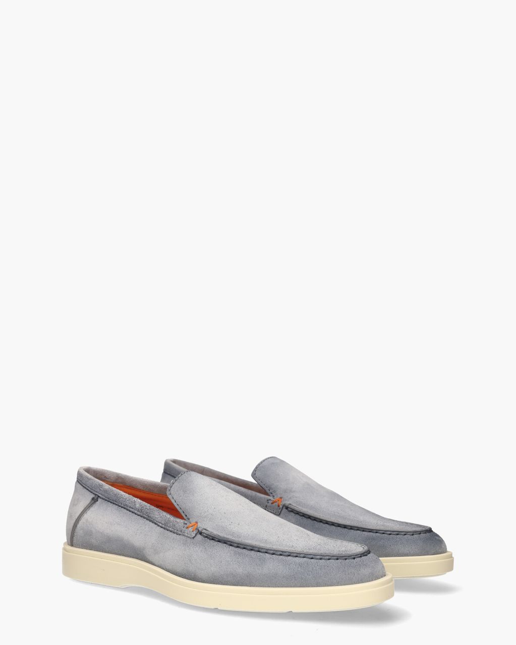 Santoni 17824 Lichtblauw Herenloafers