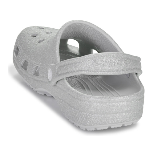 Crocs - Classic Glitter Clog - Argenté