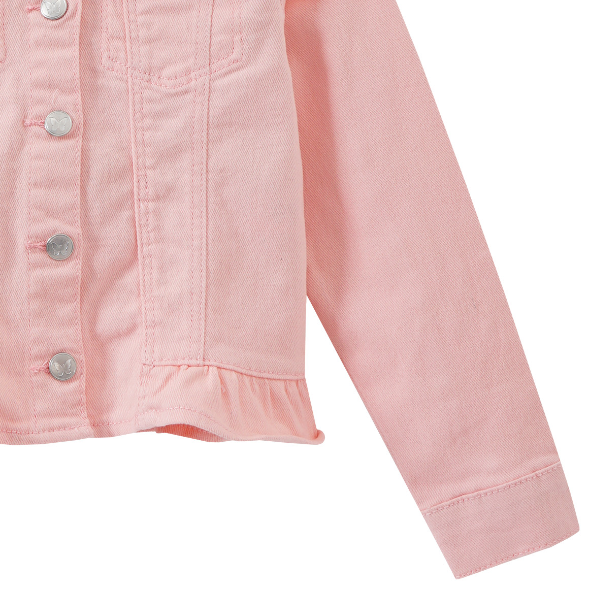 Topolino Mädchen Jacke im Denim-Look rosa