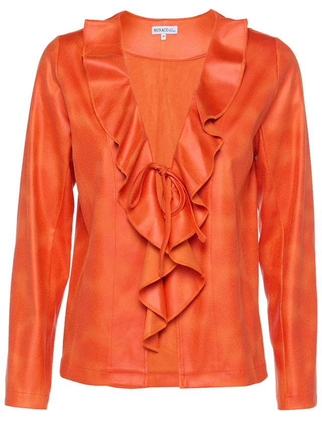 Jacke mit Volants zum Binden