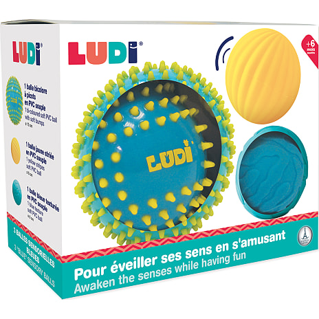 LUDI knubret sansebolde - stor og lille
