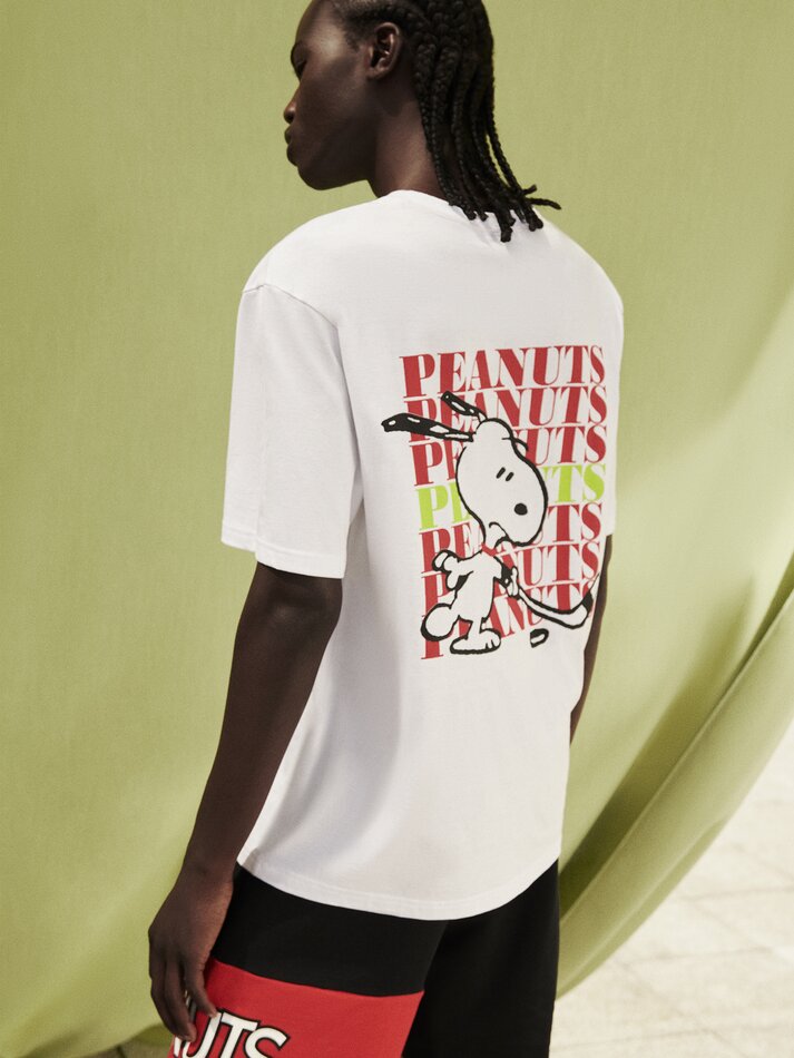 Camiseta estampada Snoopy Peanuts™ - Branca