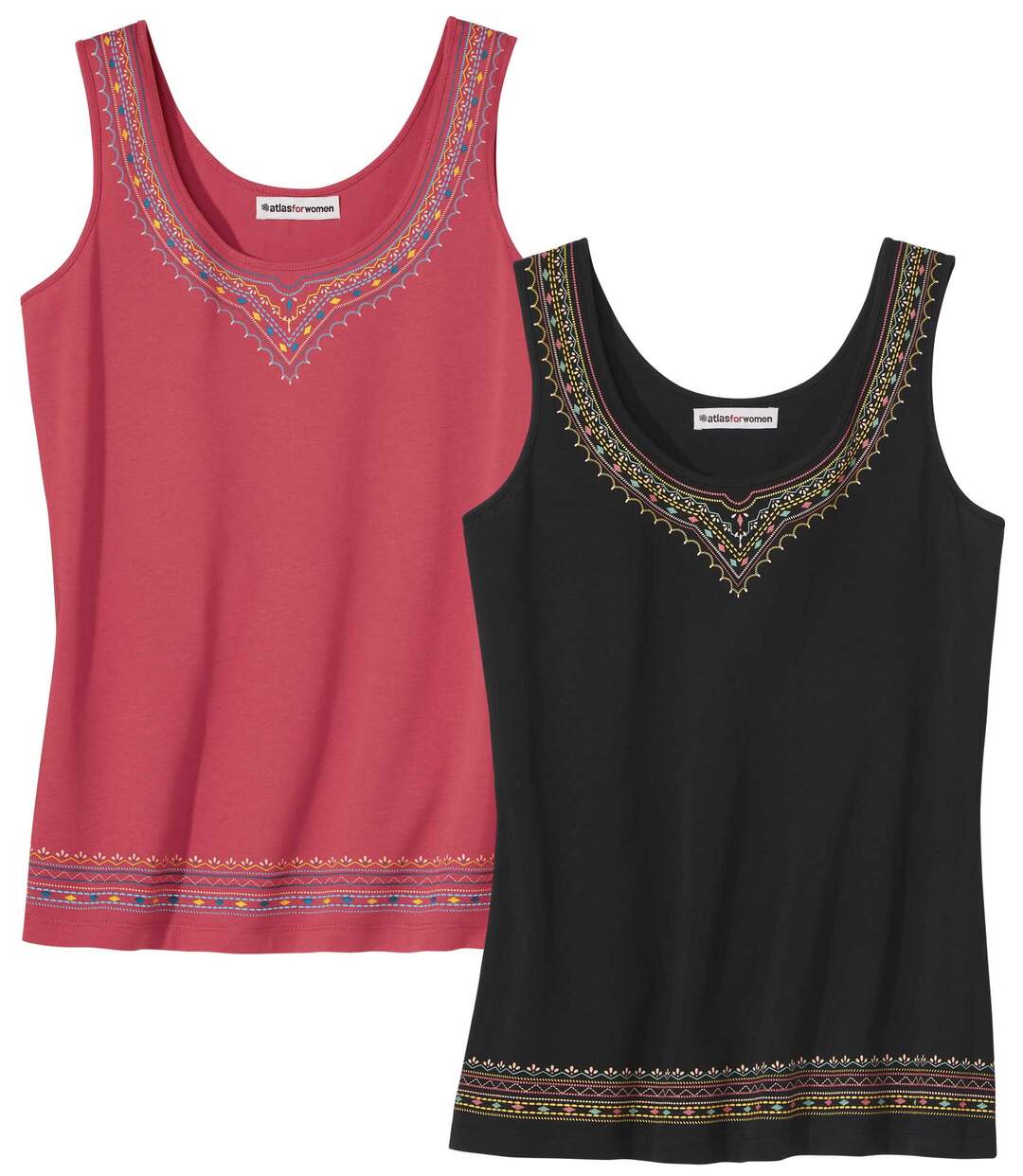 Lot de 2 Débardeurs Fantaisie