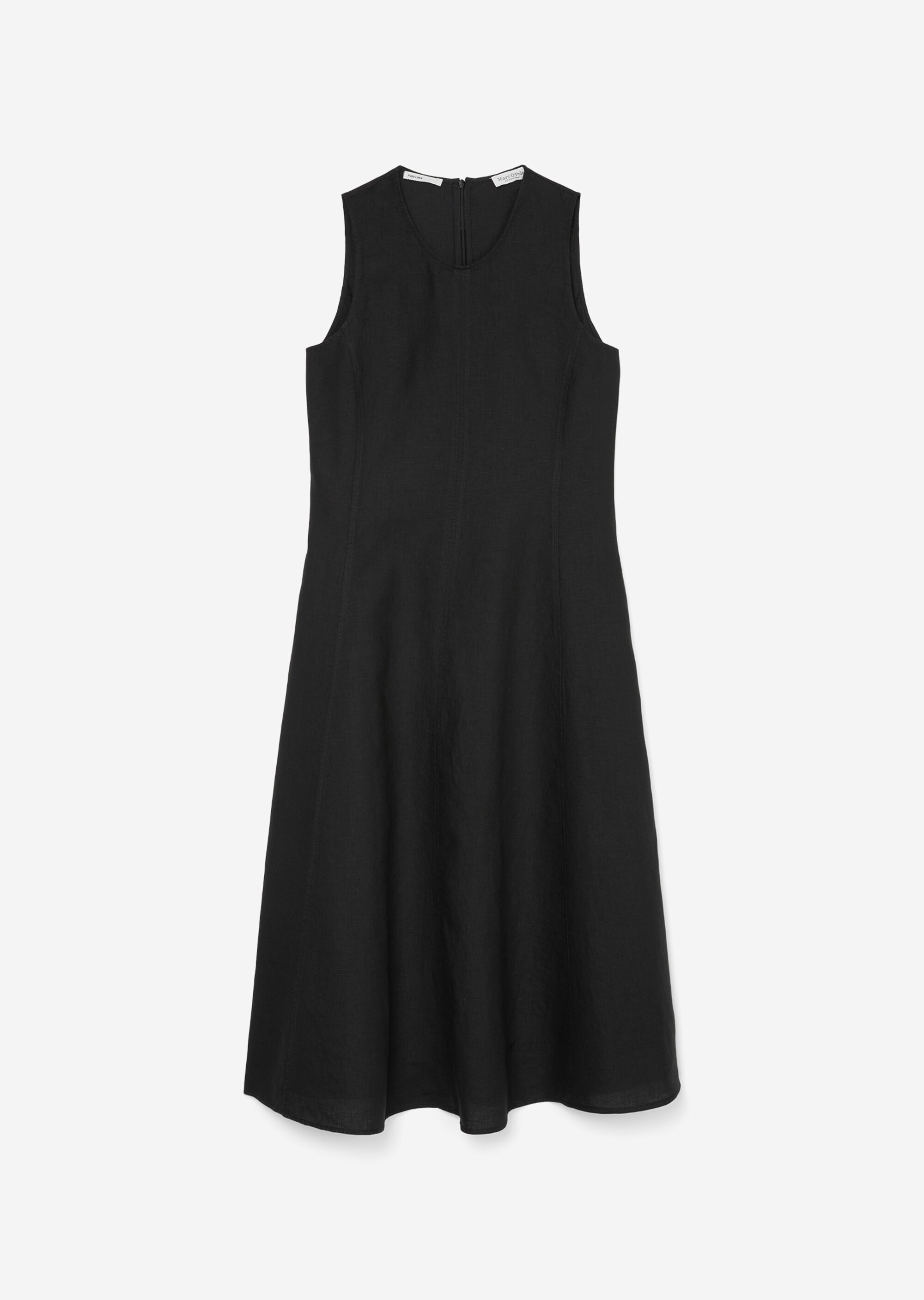 Leinenkleid fitted A-Shapeaus sommerlich leichter Ware
