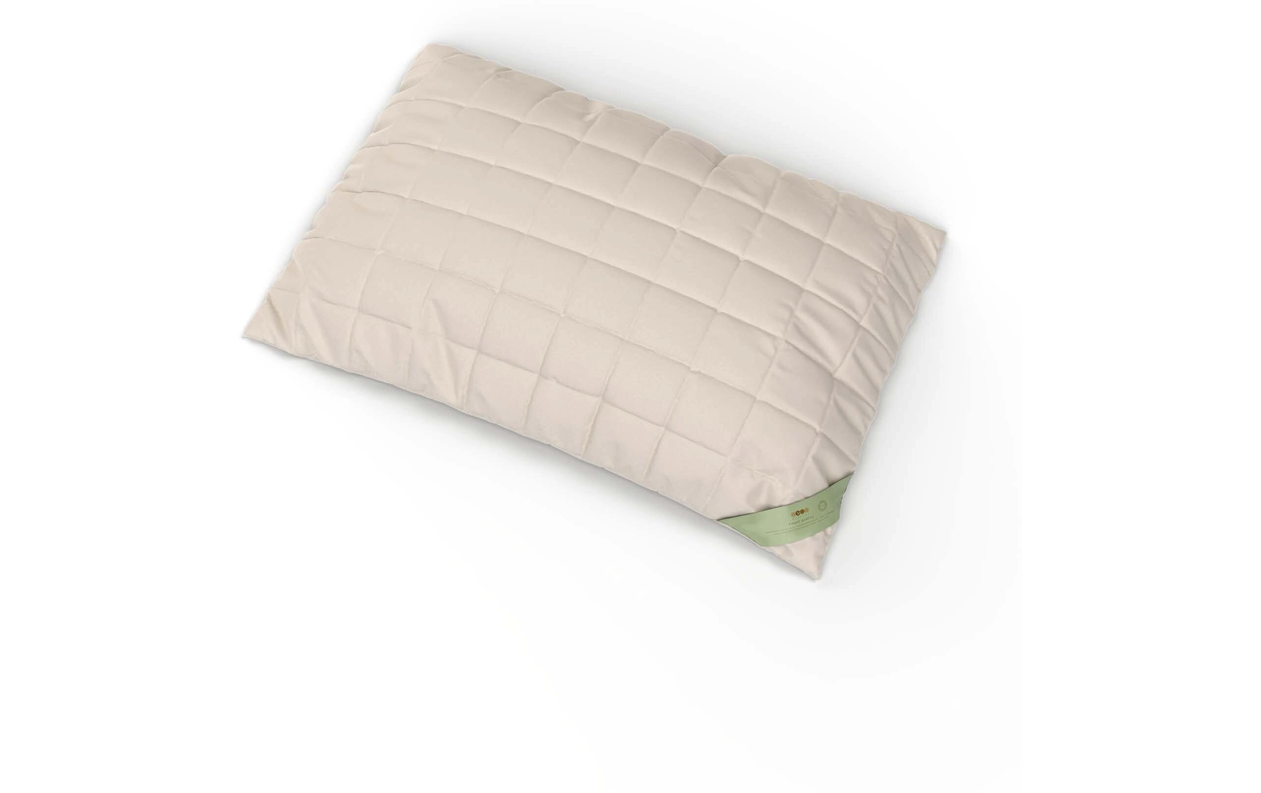 Klassisches Kopfkissen Fortuna 65 x 100 cm<br>Kissen aus Merino Baumwolle