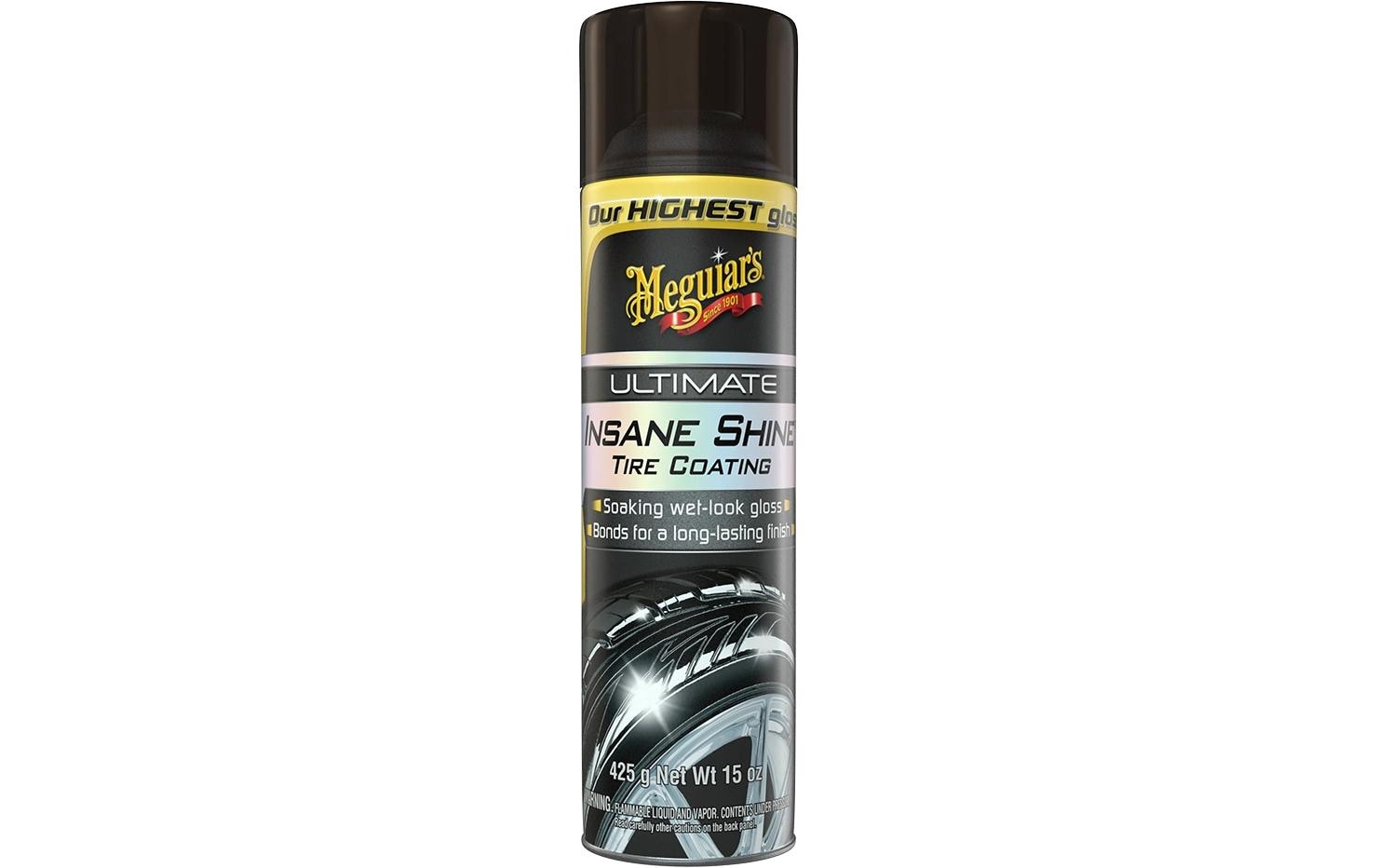 Pneureiniger Ultimate Tyre Shine 425 gPneu-Schwärzer für einen glänzenden Nasslook