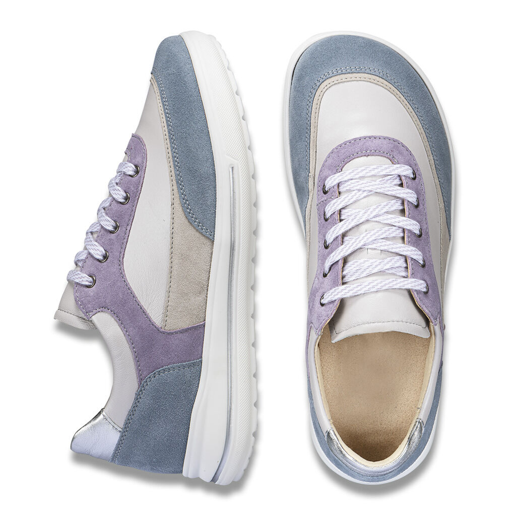 Schnürschuhe - Sneaker INDRA blau-lila