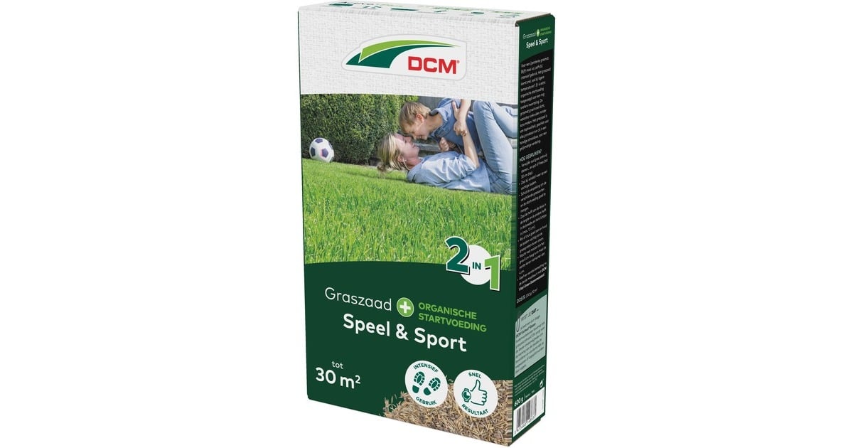 DCMGraszaad Plus Speel & Sport 0,6 kg zaden  (Tot 30 m²)