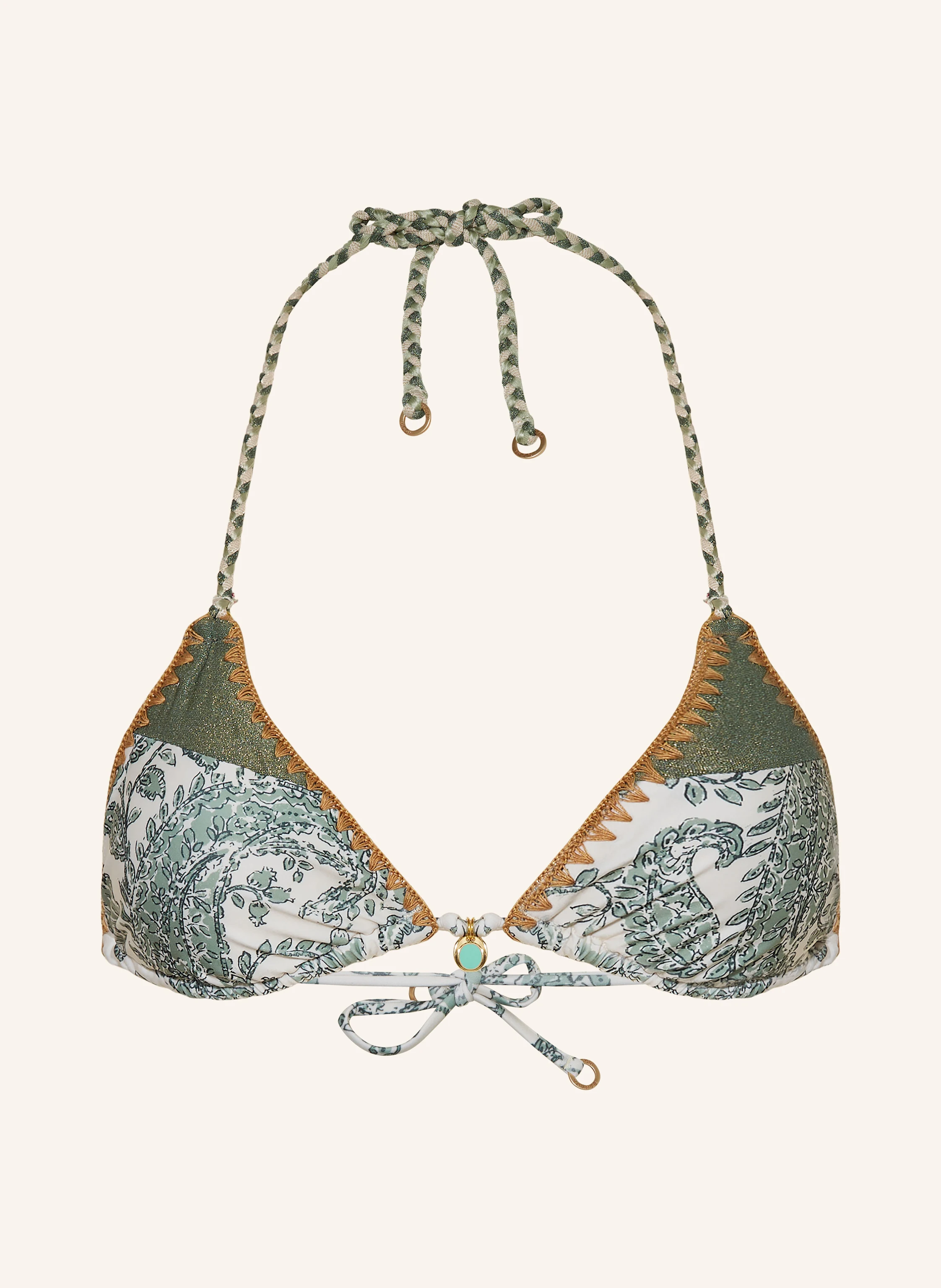 BANANA MOON COUTURE Triangel-Bikini-Top BOSCO NASSIMIA mit Glitzergarn
