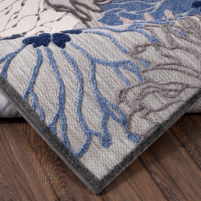 Sanat Teppich »Floral 2 Outdoor« rechteckig 6 mm Höhe In- und Outdoor geeignet, Blumen, Balkon, Terrasse, Aussenbereich