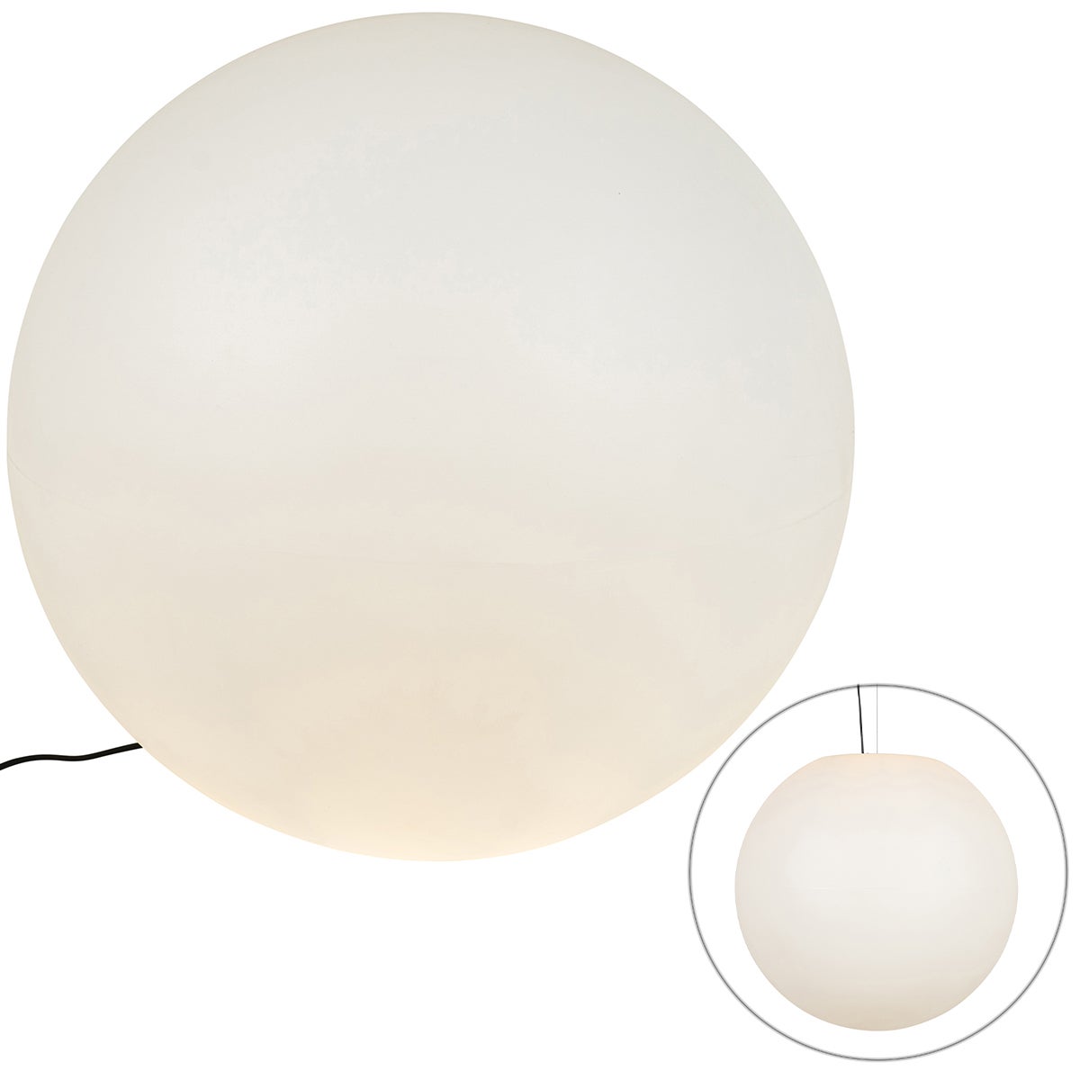 Moderne buitenlamp, wit, 77 cm, IP65 - Nura