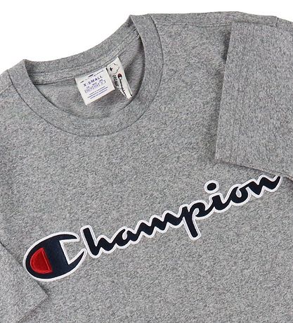 Champion Fashion T-shirt - Grå m. Logo