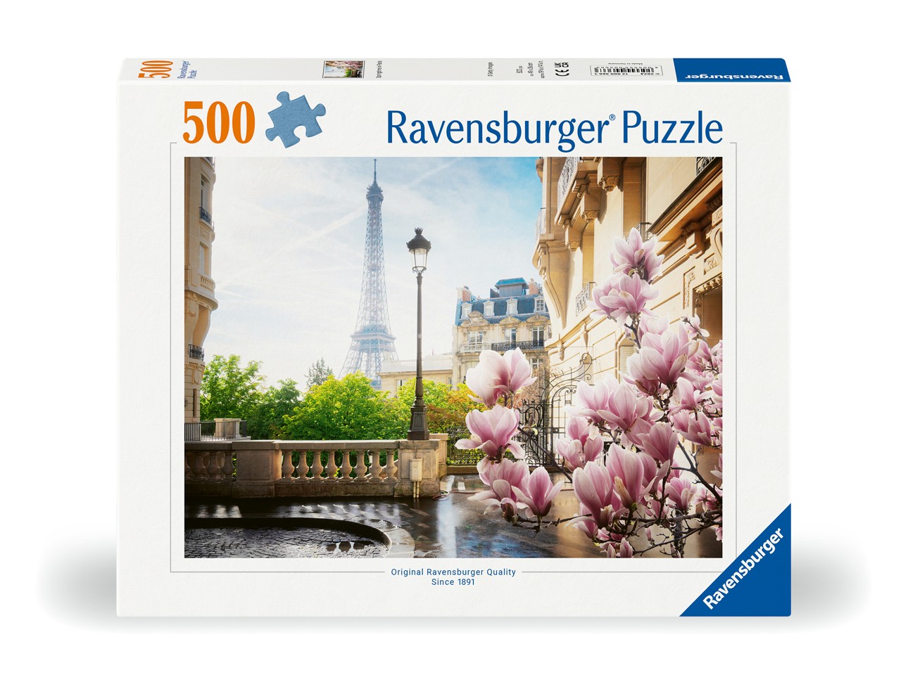 Ravensburger - Puslespil Spring In Paris 500 brikker