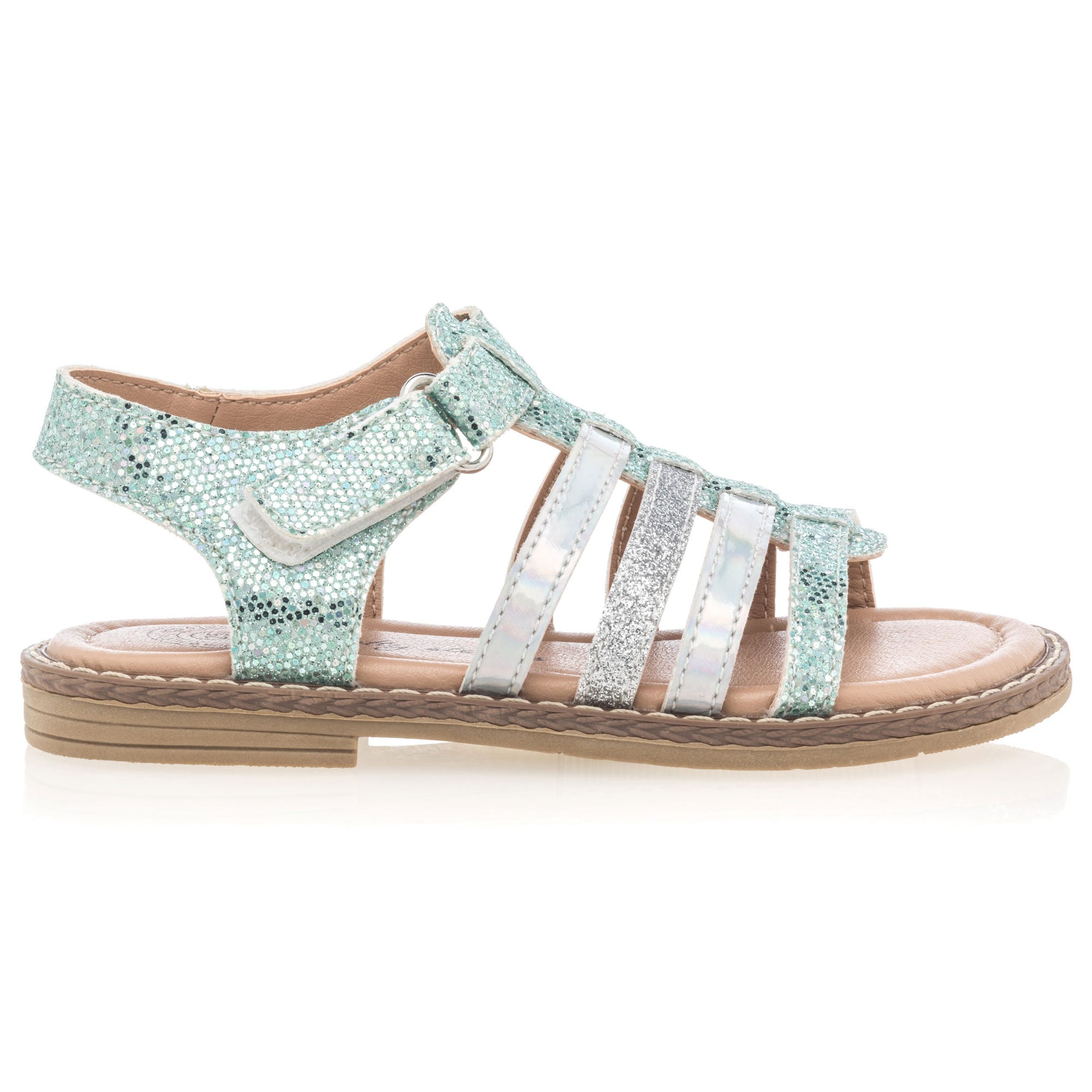Nu-pieds Fille vert