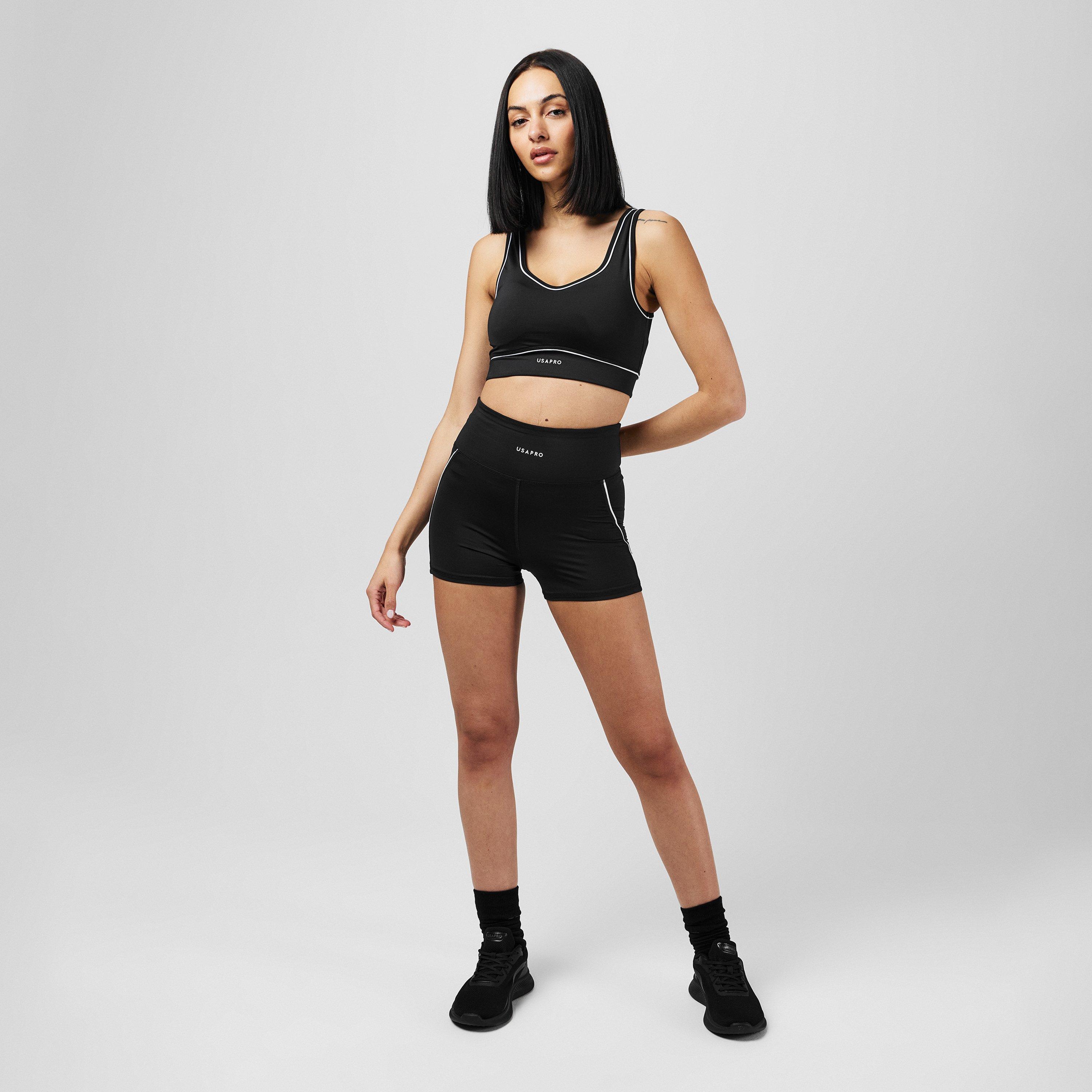 USA Pro x Sophie Habboo Piping Sports Bra