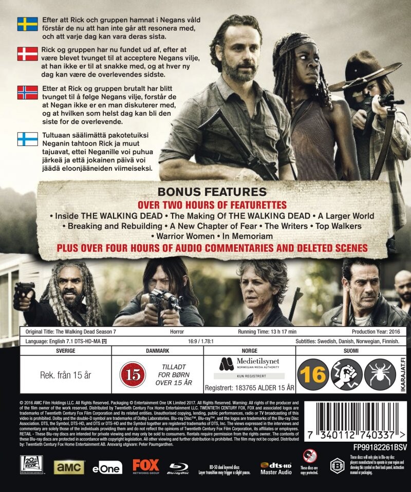 The Walking Dead - Sæson 7 - Blu-Ray