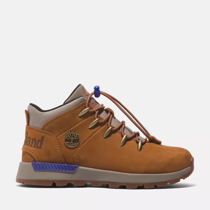 Chaussure de randonnée mi-haute Sprint Trekker pour enfant en marron clair
