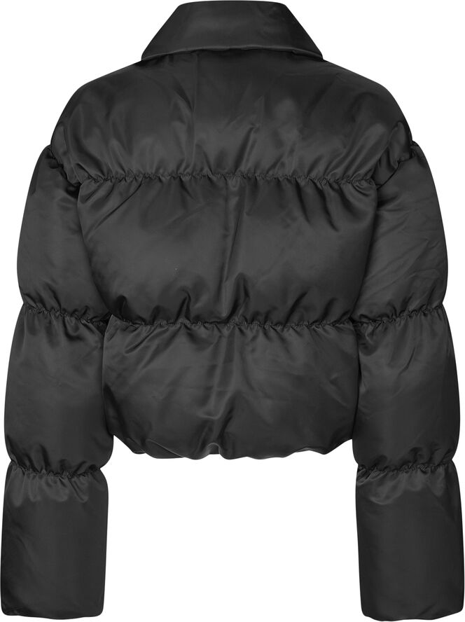 Oval Square Bam Cropped Puffer Black