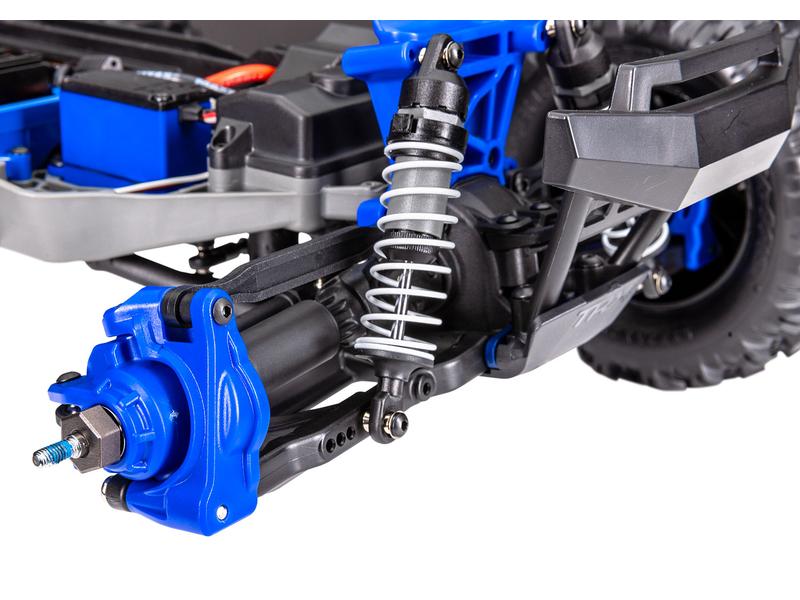 Traxxas Monster Truck Stampede 4x4 BL-2s Blau, ARTR, 1:10 Robuster 4WD Brushless Monstertruck