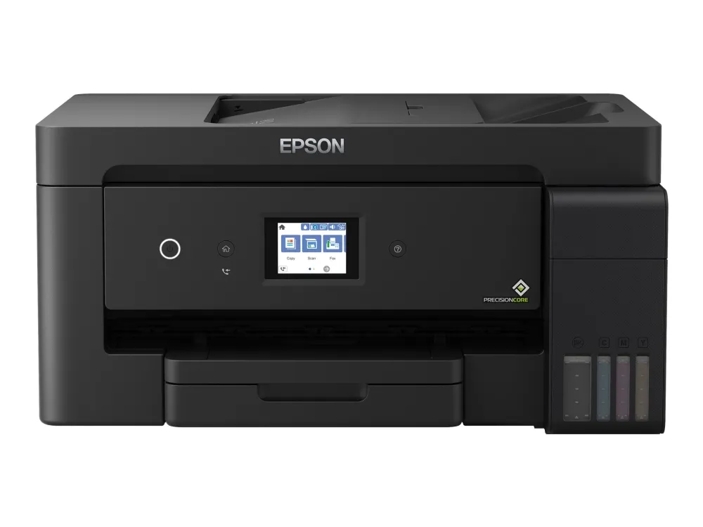 Epson EcoTank ET-15000 - Multifunktionsprinter - farve - blækprinter - A3/Ledger (297 x 432 mm) (original) - A3/Ledger (medie) - op til 11.5 spm (kopiering) - op til 17 spm (udskriver) - 270 ark - 33.6 Kbps - USB 2.0, LAN, Wi-Fi