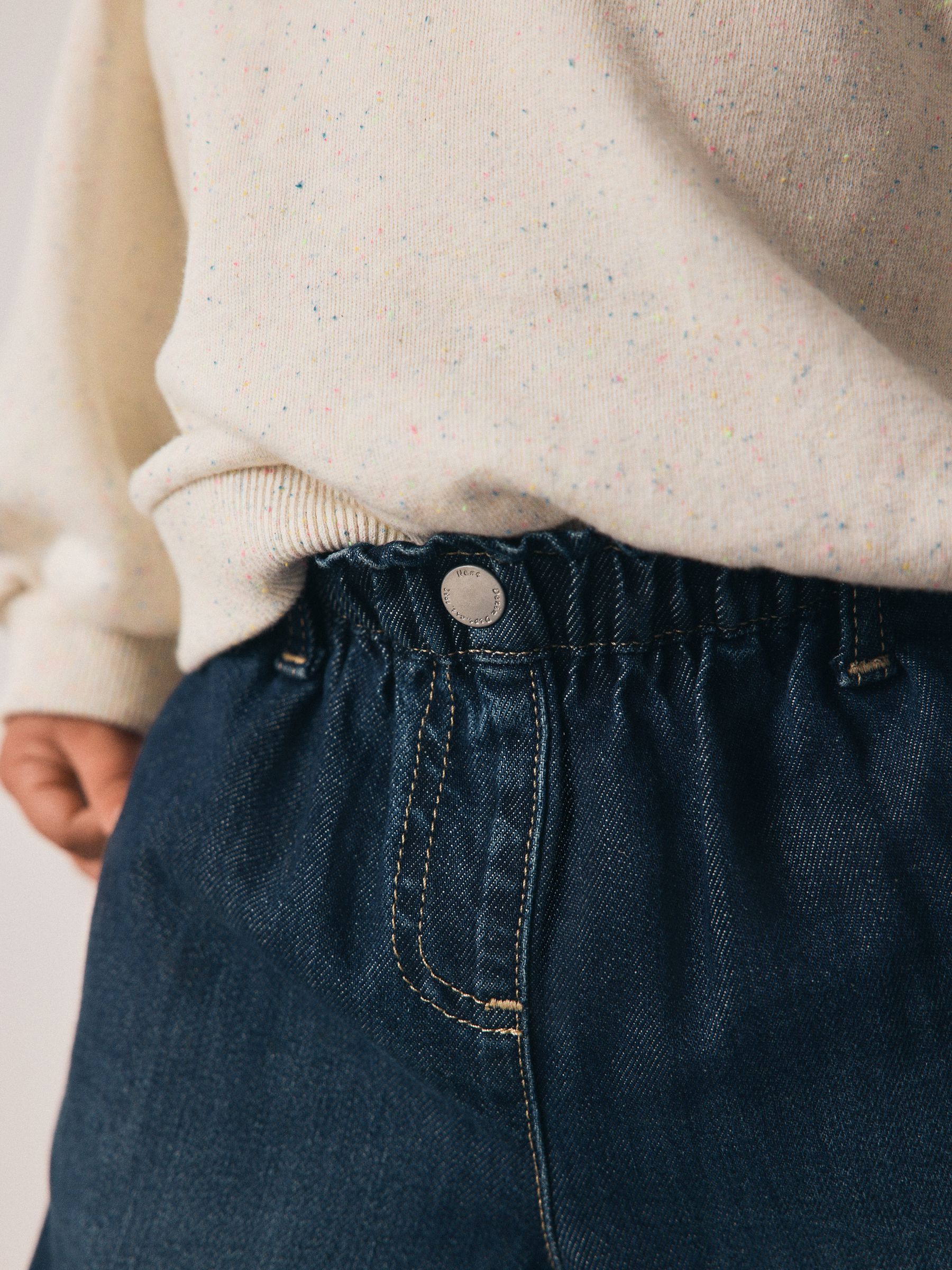 Donker gewassen denim - Jeans met wijde pijpen (3 mnd-7 jr)