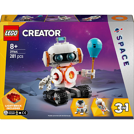 LEGO Creator 3-i-1 Rumrobot Videnskabslegesæt 31164