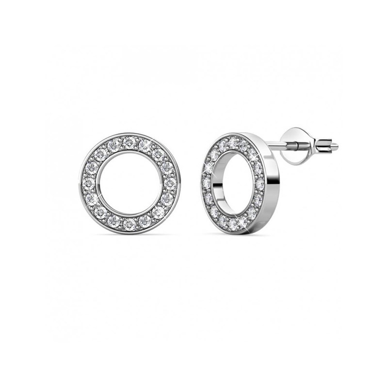 Boucles d'oreilles Ophir - Argenté et Cristal