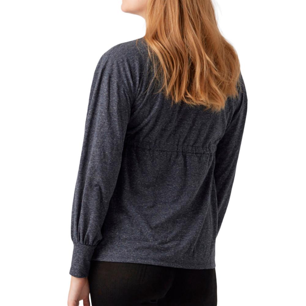 Mamalicious T-Shirt Manches longues Marine Femme Mamalicious Venice