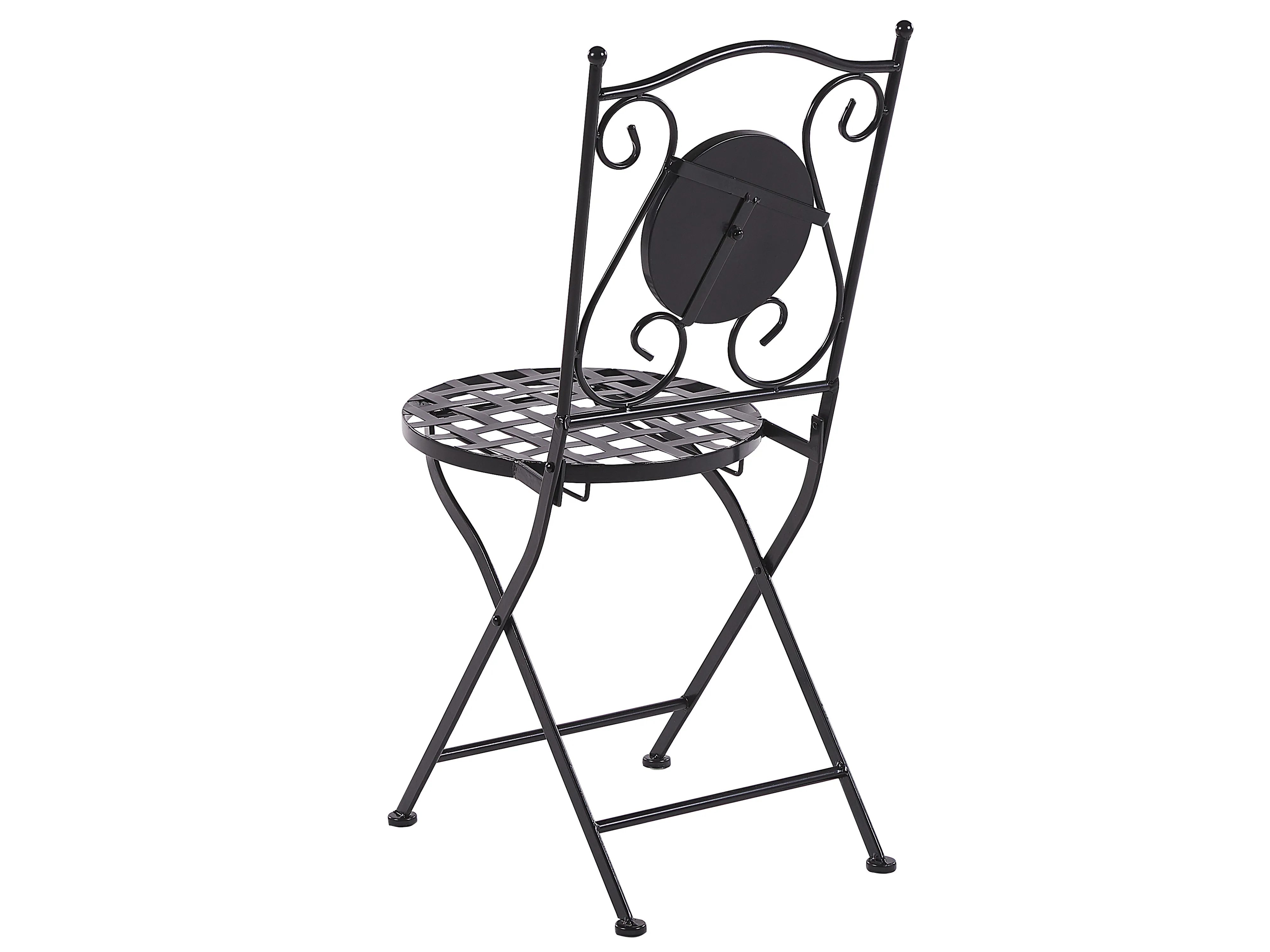 Bistroset inklapbaar CARIATI Metaal Zwart