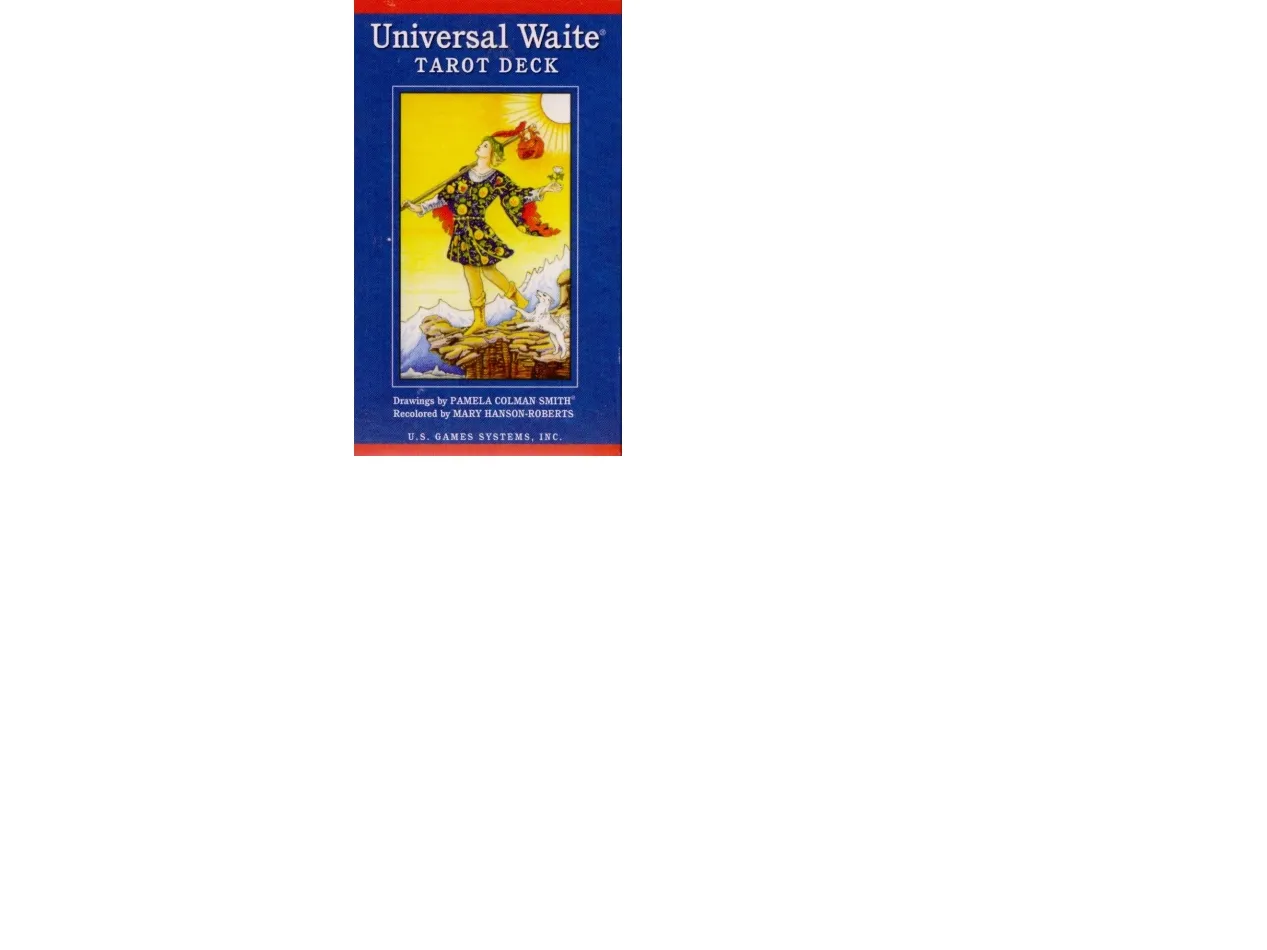 Universal Waite Tarot kort Engelsk | Rider Waite