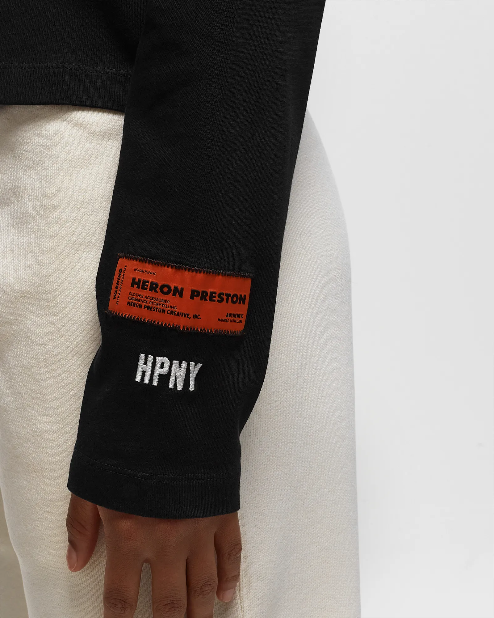 Heron Preston HPNY EMB LS ROLLNECK