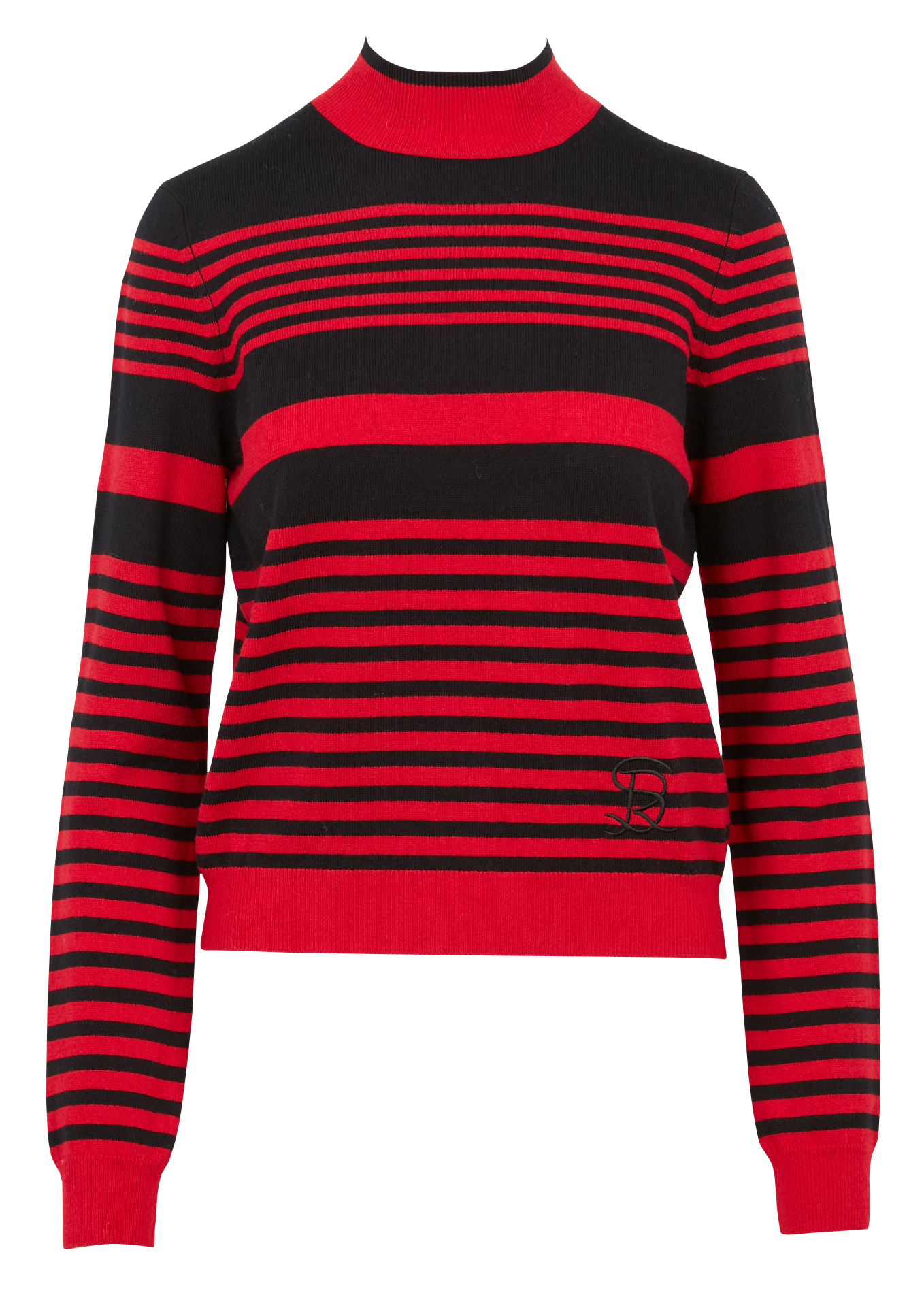 Pull col montant en laine | Multicolore