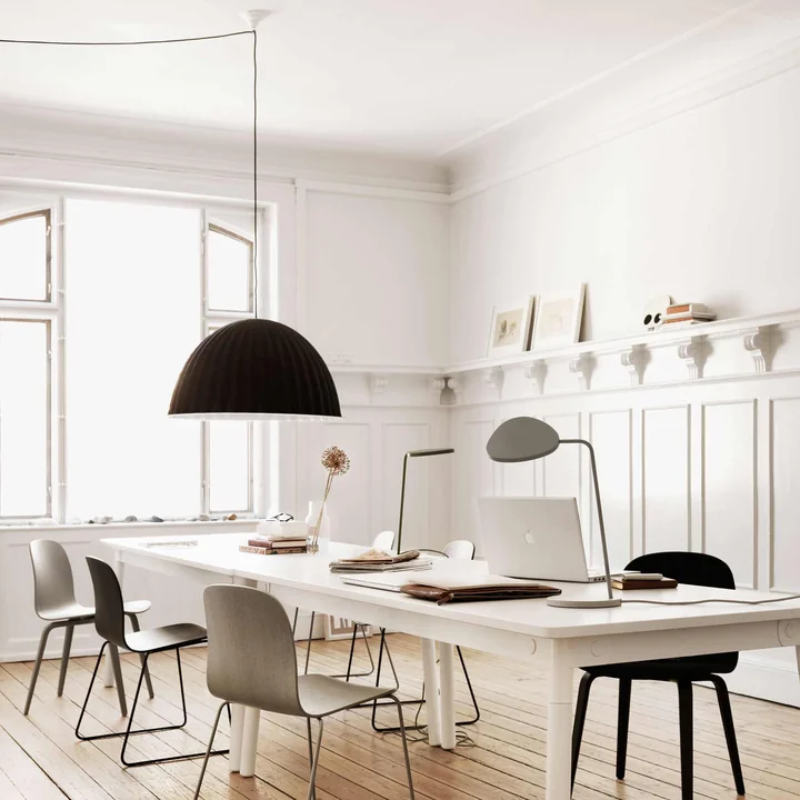 Muuto - Under the Bell Pendelleuchte Ø 55 cm, weiss melange