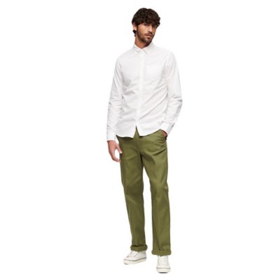 Chemise à manches longues homme Vintage Washed Oxford SUPERDRY