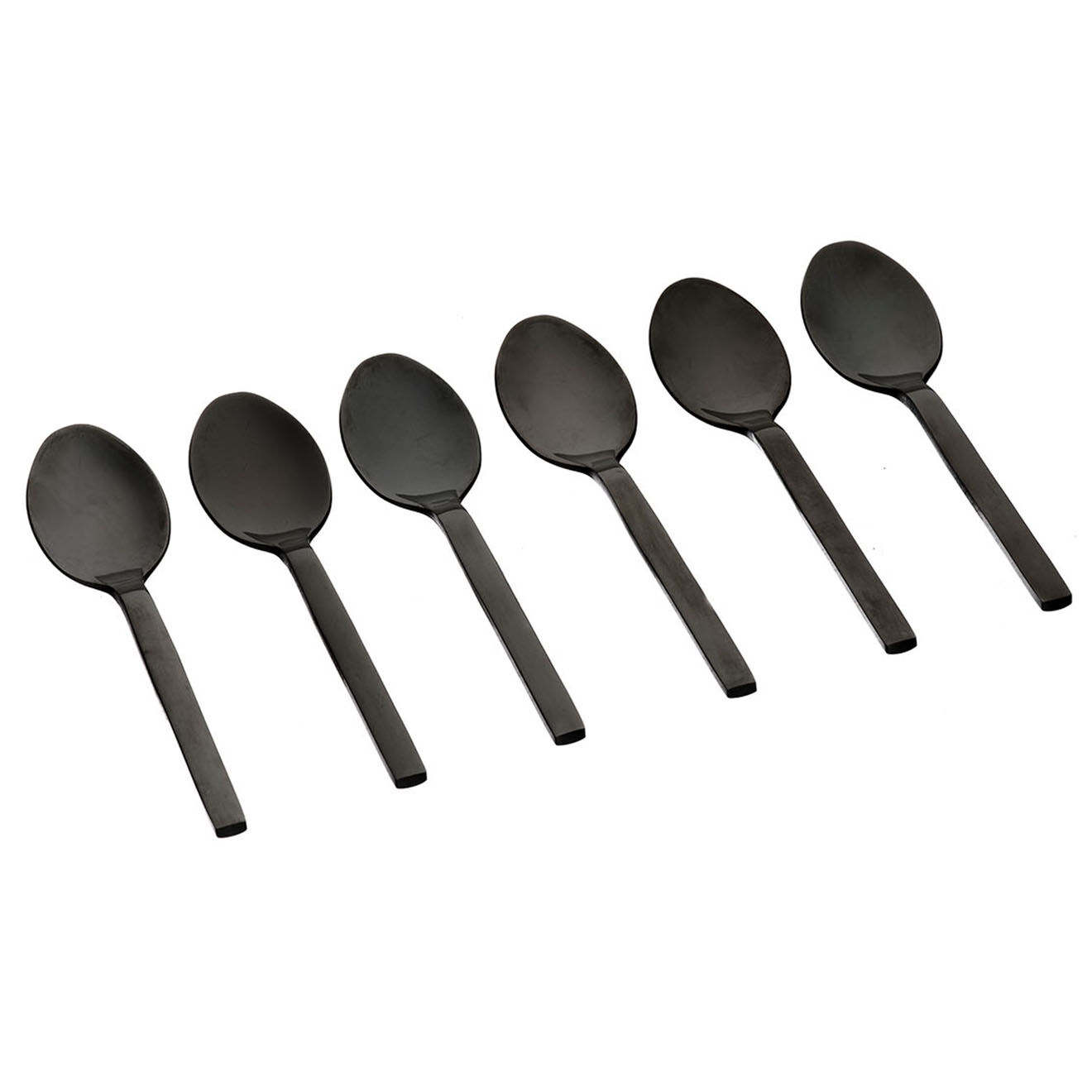 Bjorn 6 Petites cuillères Emund noires