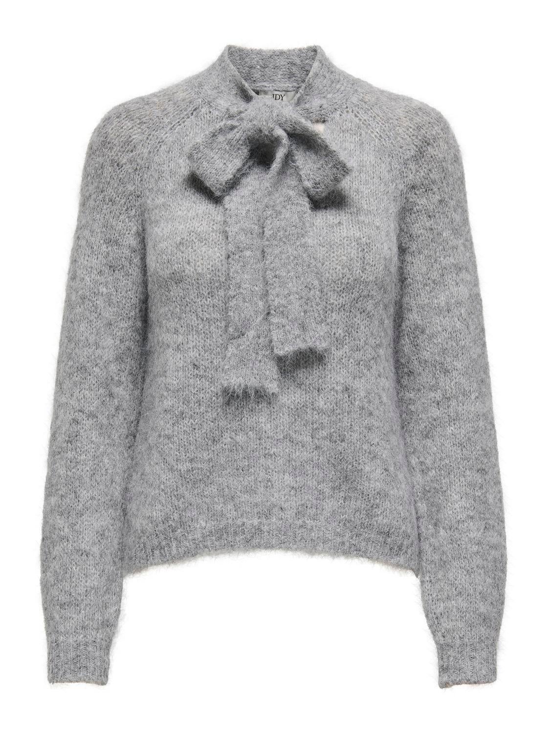 JDYZOEY Strickpullover Light Grey Melange