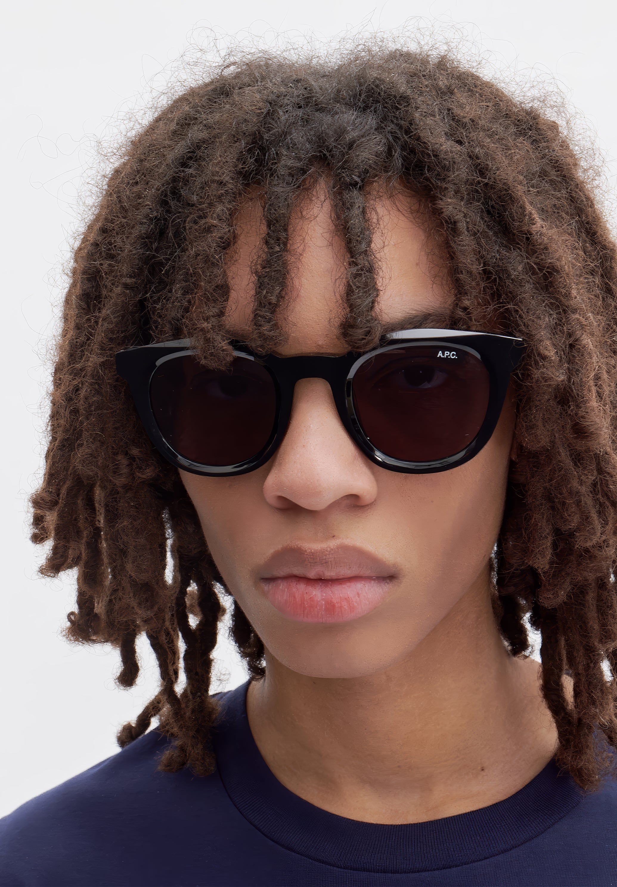 lunettes de soleil lou - Noir