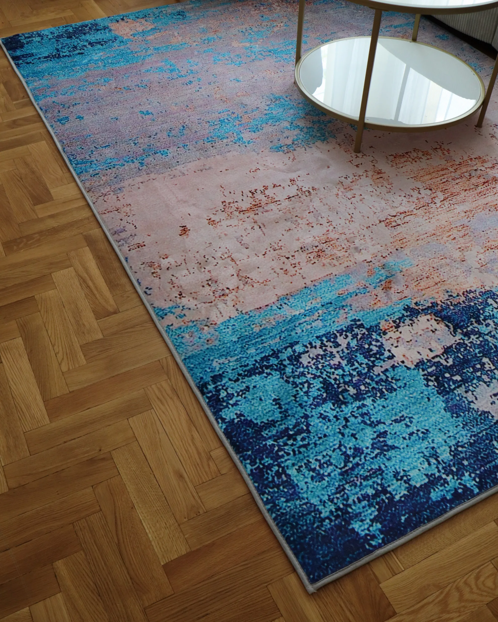 Vloerkleed INEGOL Blauw 80 x 150 cm
