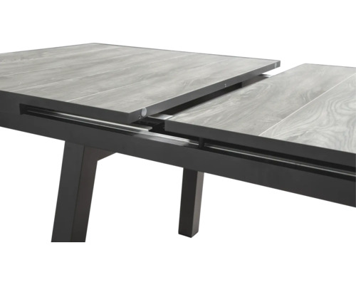 Bellavista Sydney eettafel, 90 x 77 cm, aluminium/keramische tegels, grijs