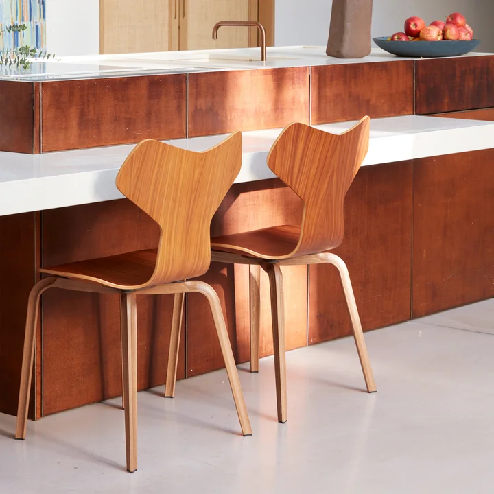 Fritz Hansen - Grand Prix Stuhl, Eiche natur
