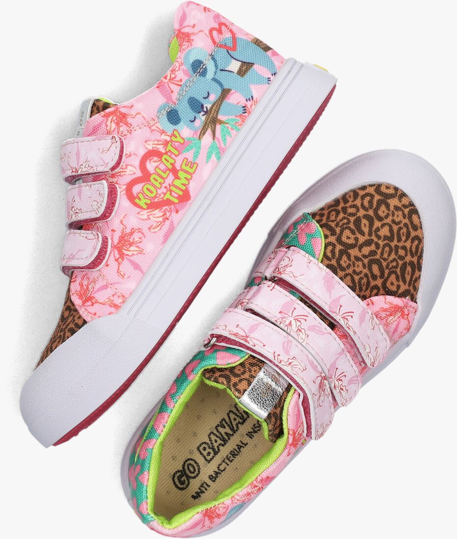 GO BANANAS roze go bananas lage sneakers koala