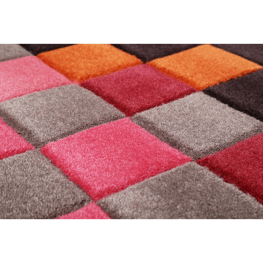 Esprit Kurzflorteppich Pixel rot