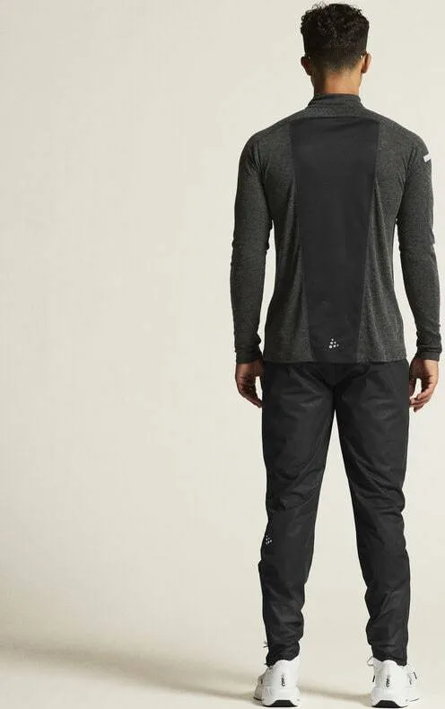 Craft Men's ADV SubZ Wool LS Tee 3 Black-Melange