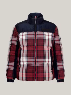Jaqueta puffer Plus TH Warm Tartan Check New York