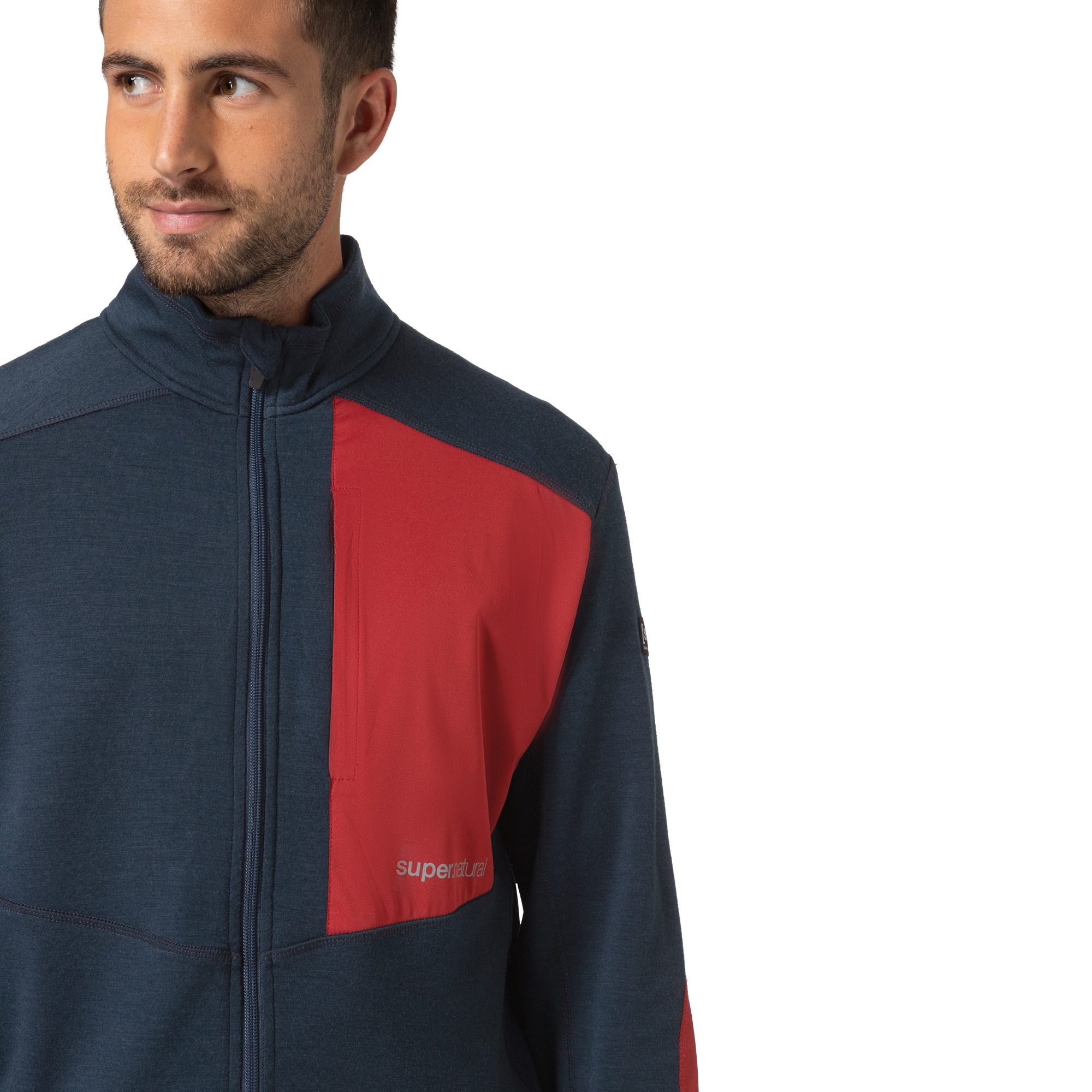 super.natural Adventure Track Fleecejacke Herren blueberry