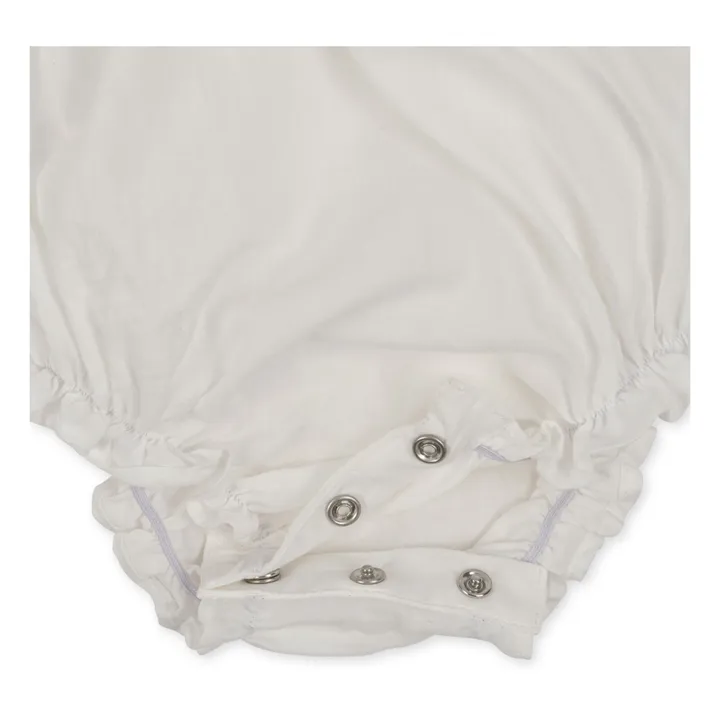 Konges Sløjd Barboteuse Posey Coton Bio | Blanc