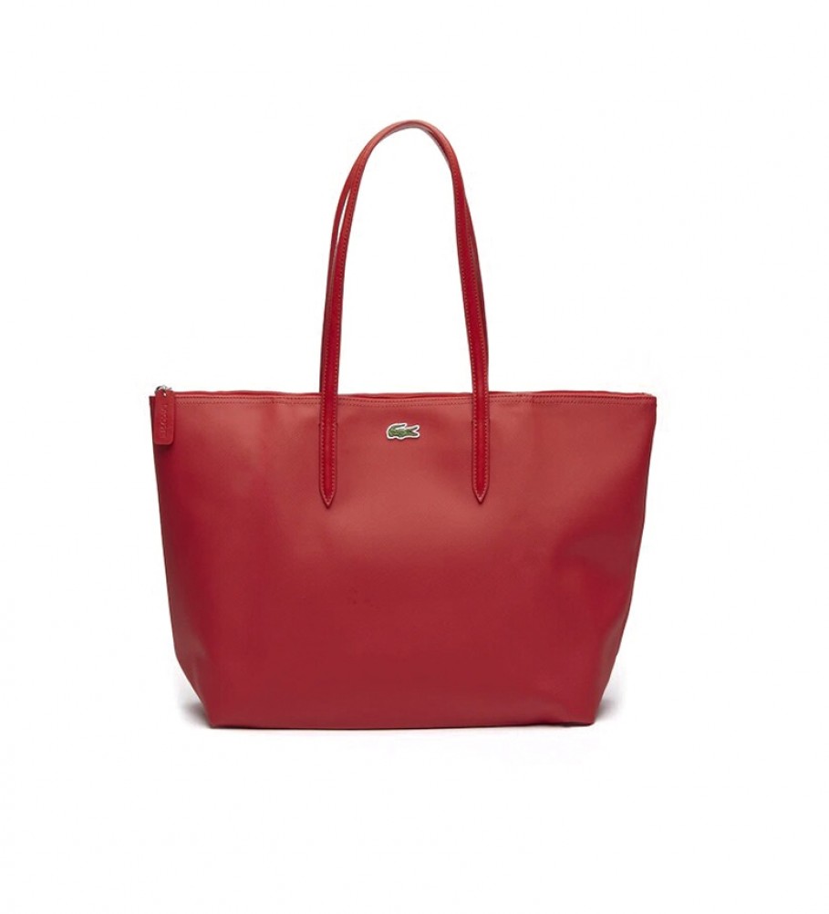 Bolsa Tote Lacoste Concept L.12.12 Vermelha - 35x30x14cm -