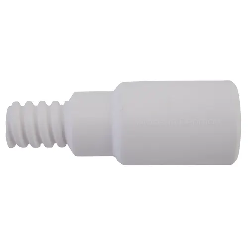 Adaptateur à passage d'eau Ø2,5cm 8,5cm blanc Vikan