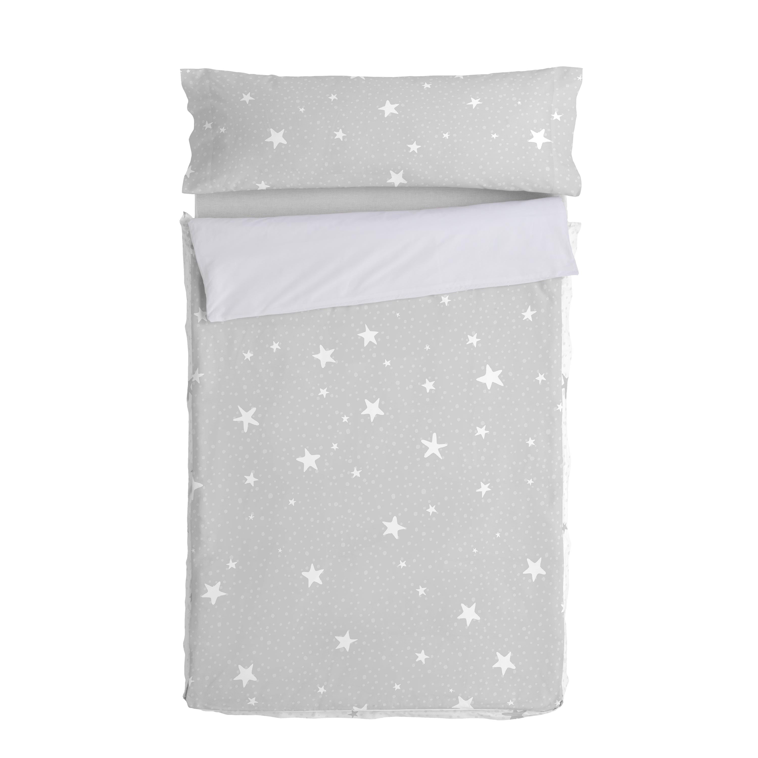 Little star Noordse tas Grijs Basic Kids, Grijs, 100% Katoen (buitenkant) 100% Polyester (vulling), de kwaliteit van 150 TC